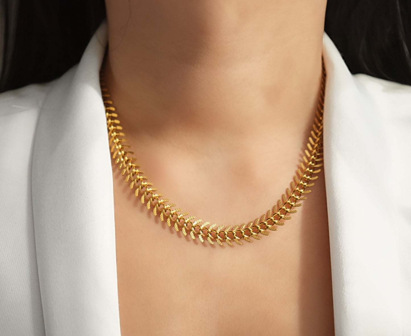 Gold Spike Chain
