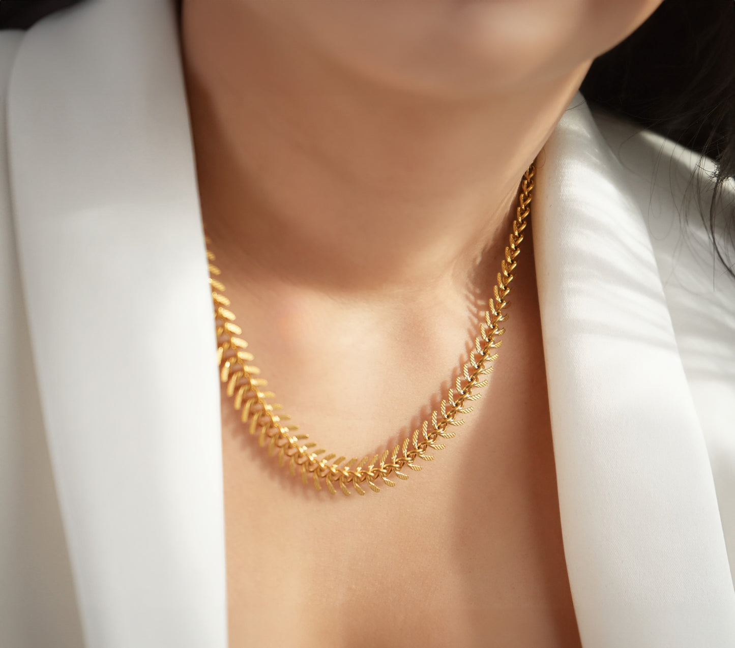 Gold Spike Chain