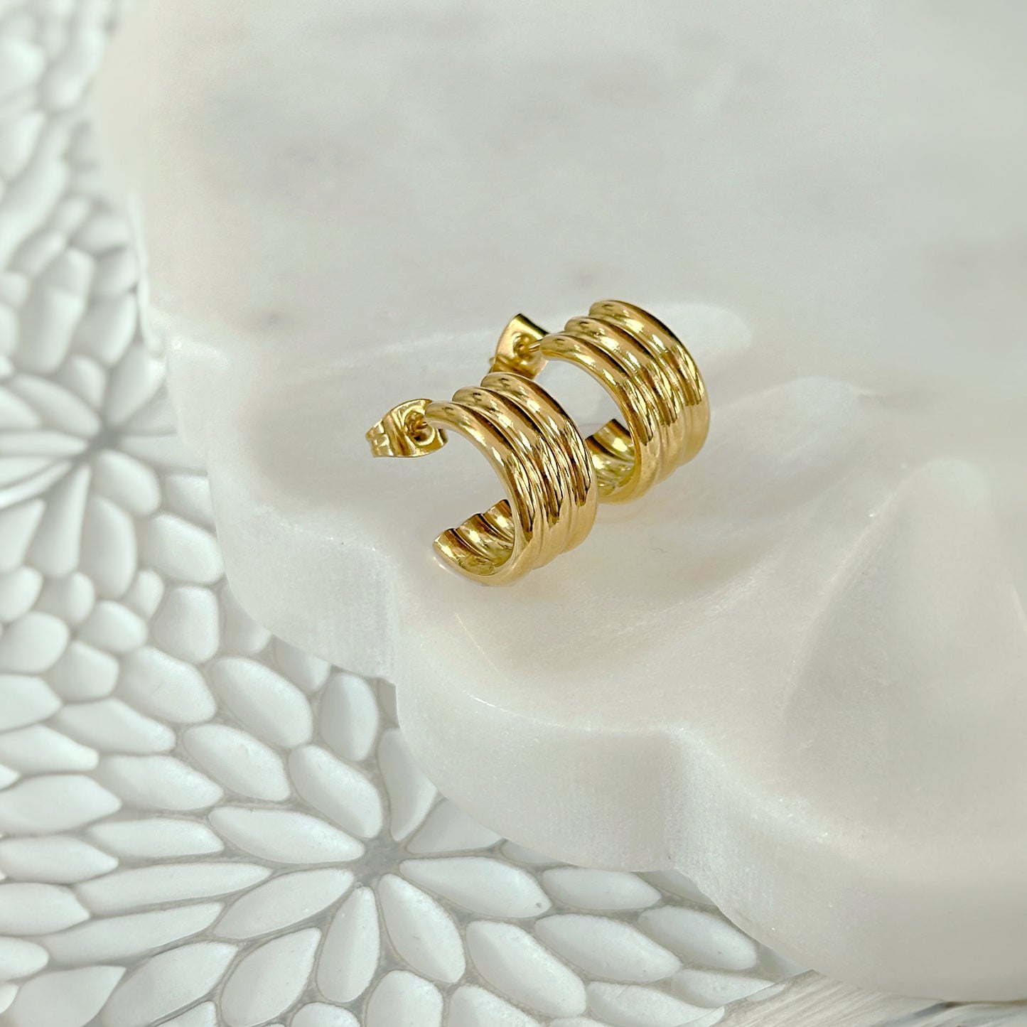 Hayat Little Gold Hoops