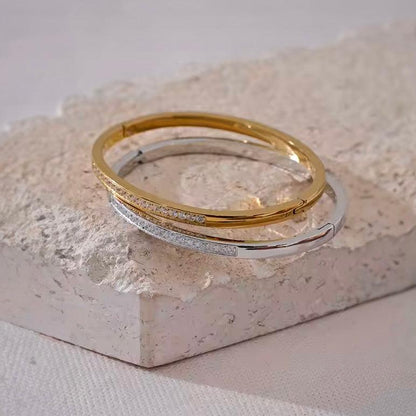 Gold bangle