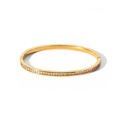 Evelyn Zircon Bangle