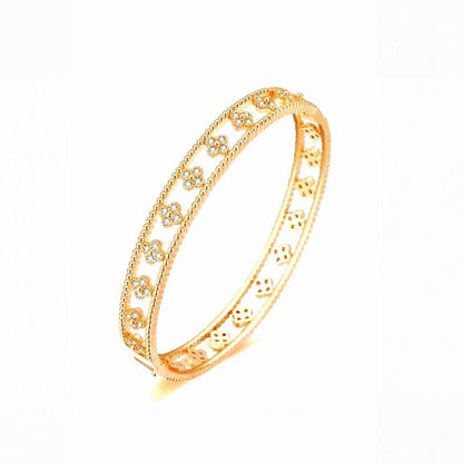 Gold Blossom Bangle