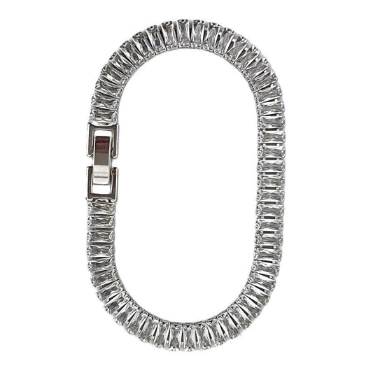 Silver Zirconia Tennis Bracelet