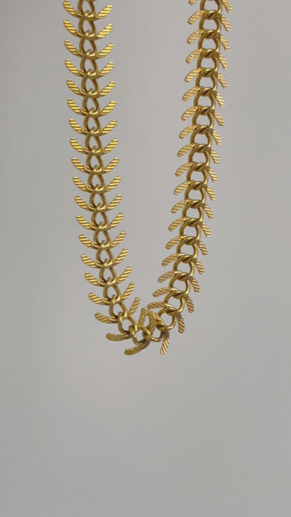 Gold Spike Chain