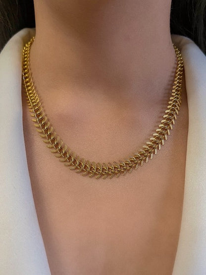 Gold Spike Chain